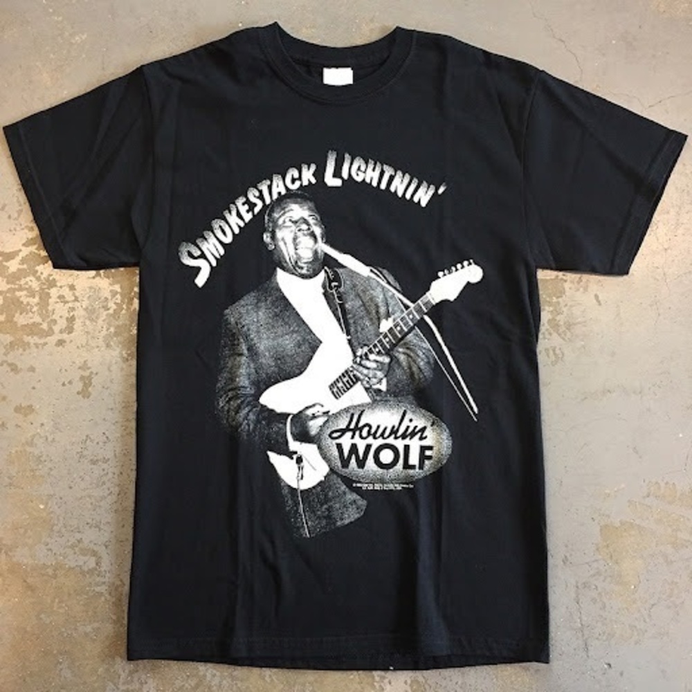 Howlin_ Wolf - Smokestack Lightnin_ T-shirt On Black
